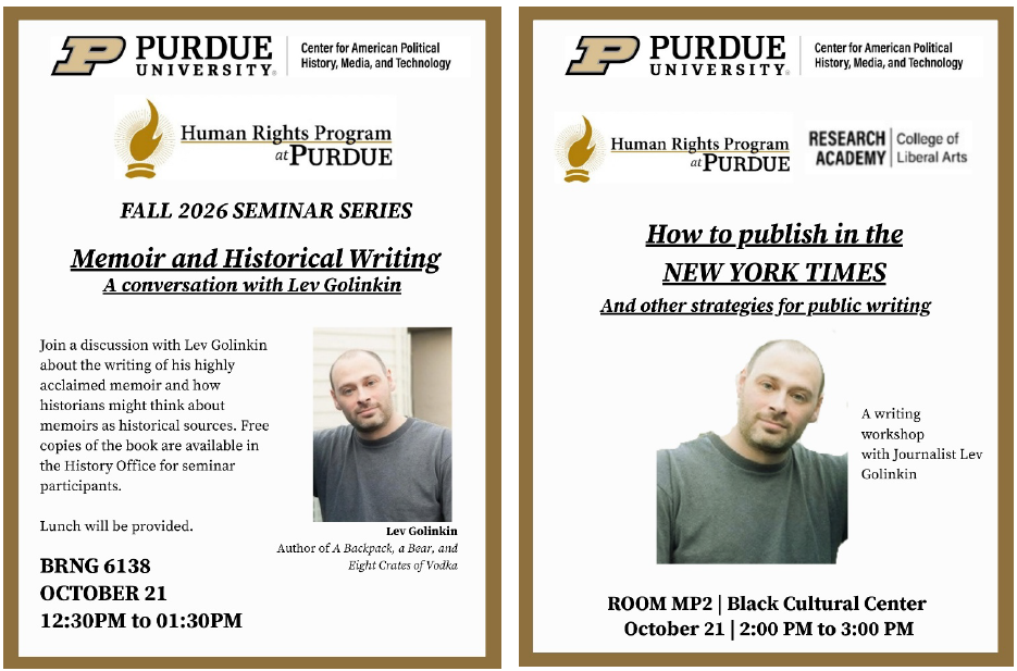 Lev Gonklin creative writing seminar