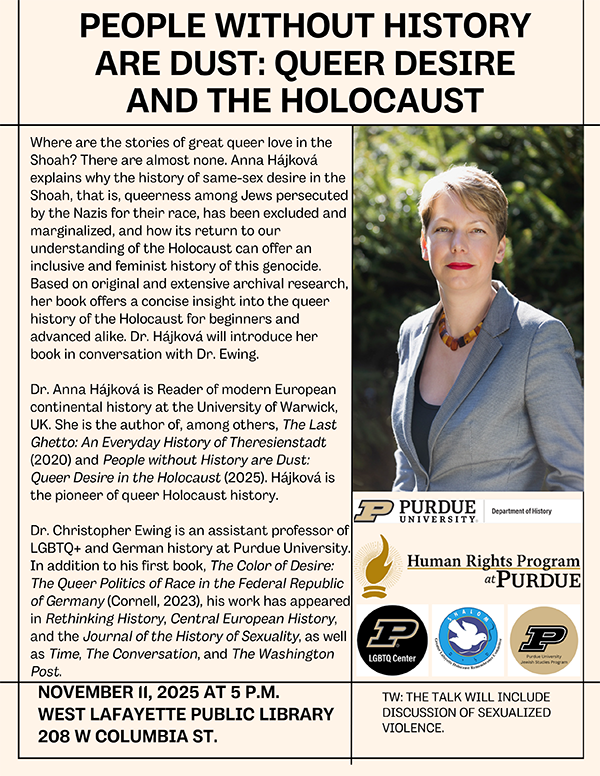Anna Hajkova speaker event flyer