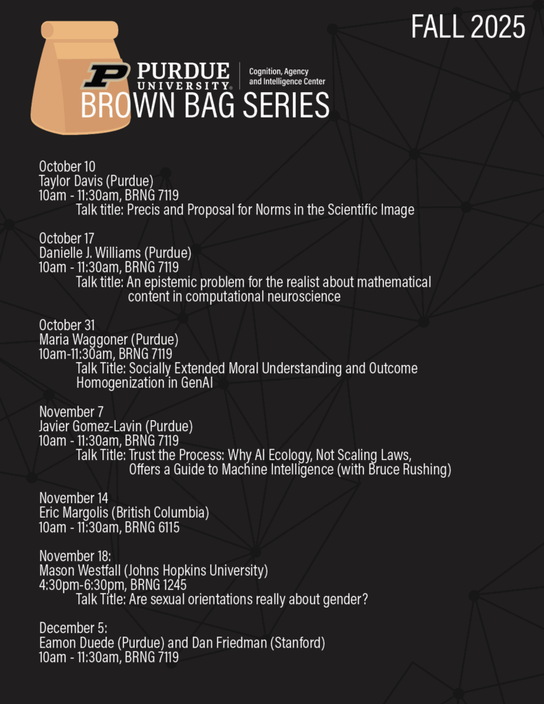 Brown Bag Series Fall 2025 - full text on page.