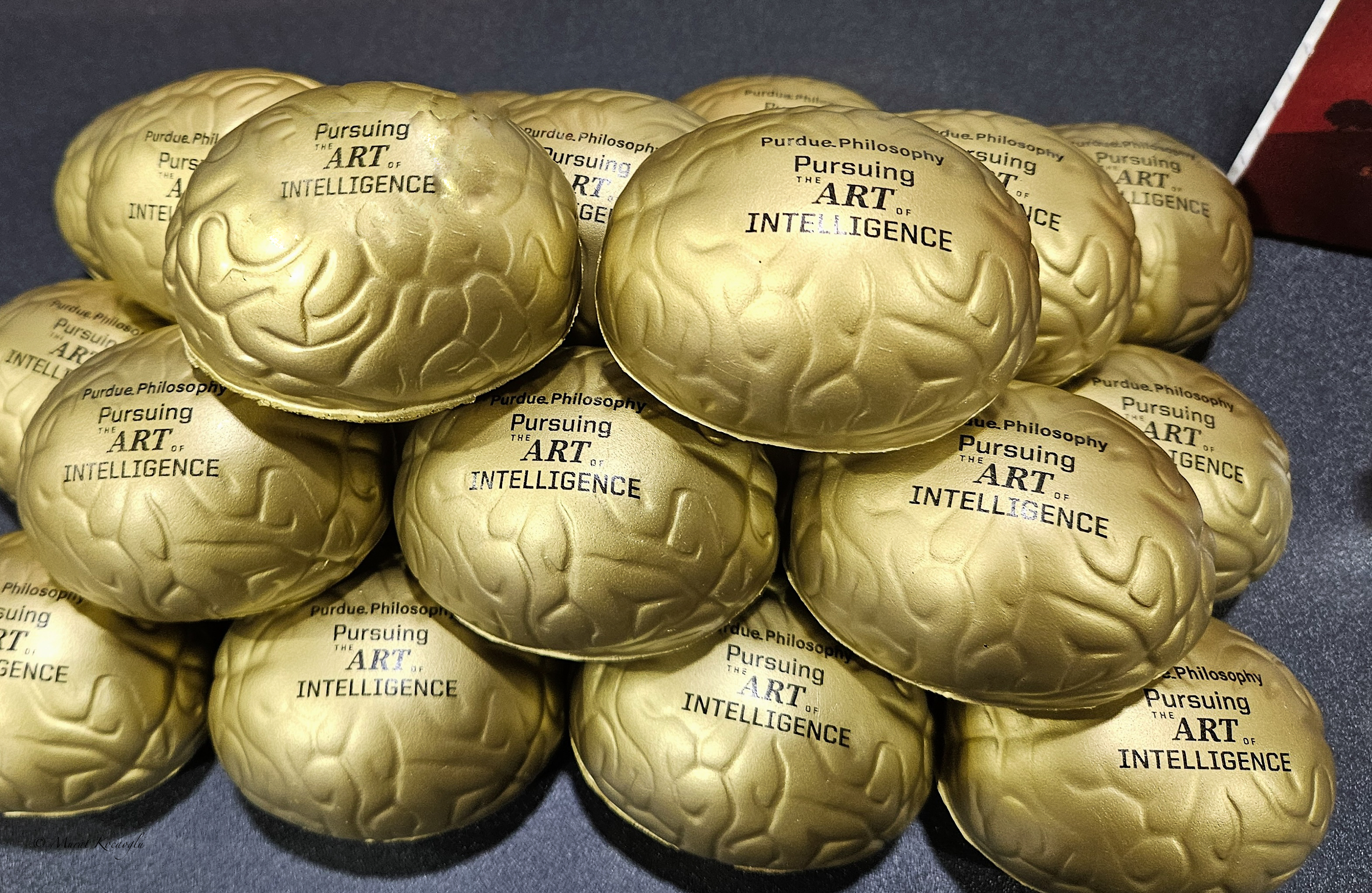 An image featuring the "Purdue Pursuing the Art of Intelligence" candies