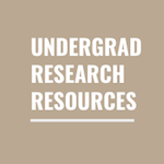undergraduate research resources