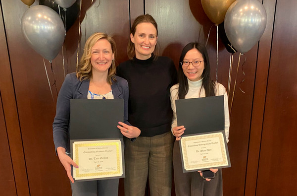 Professors Tara Grillos, Molly Scudder, and Shan Zhou