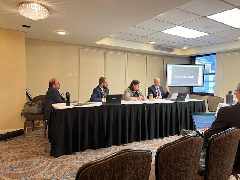 Photo of a panel of speakers