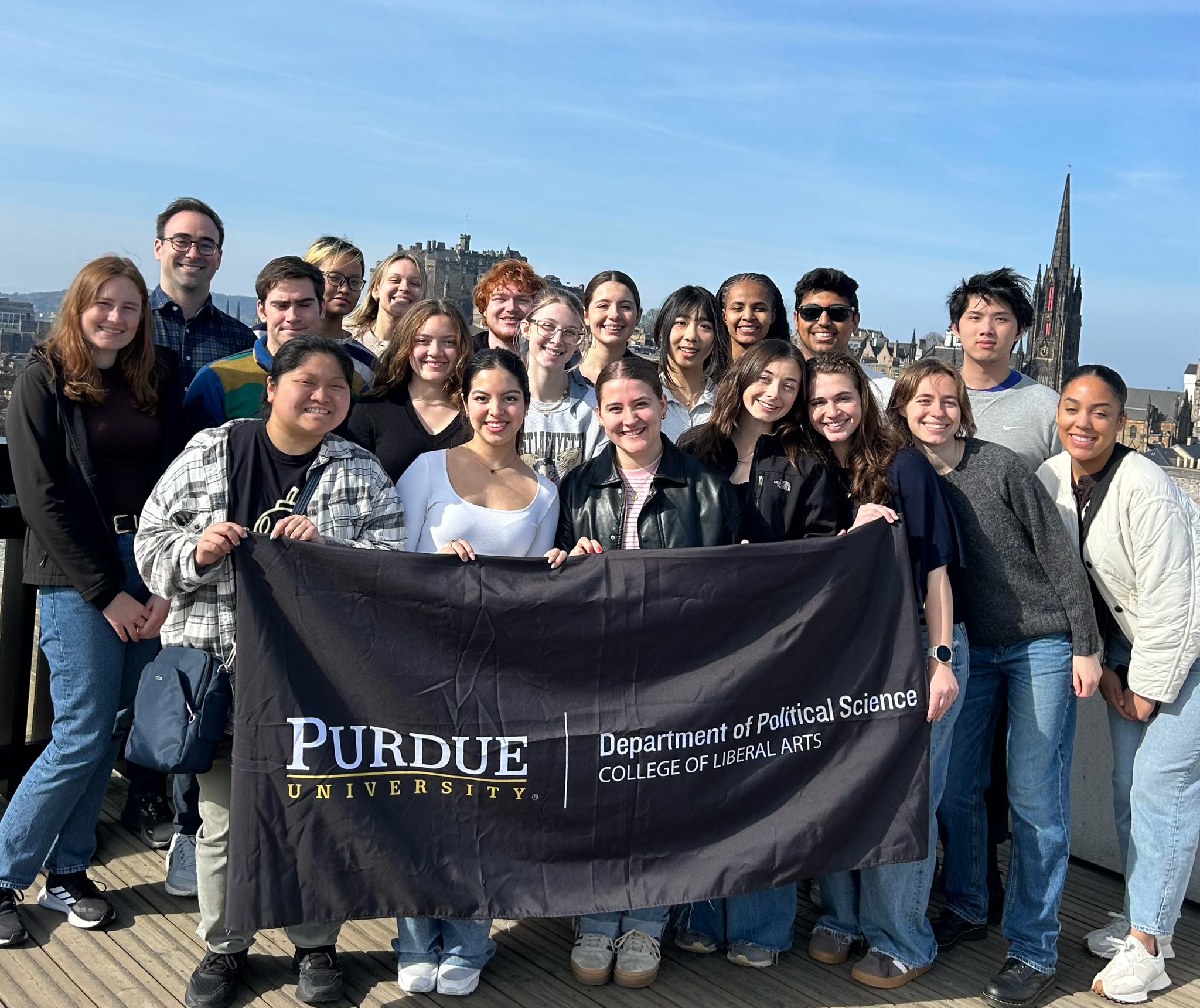 Study Abroad Global Trade Team in Edinburgh, Scotland