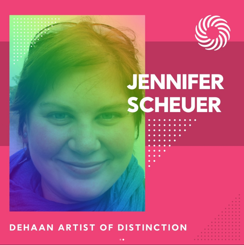Jennifer scheuer dehaan artist award