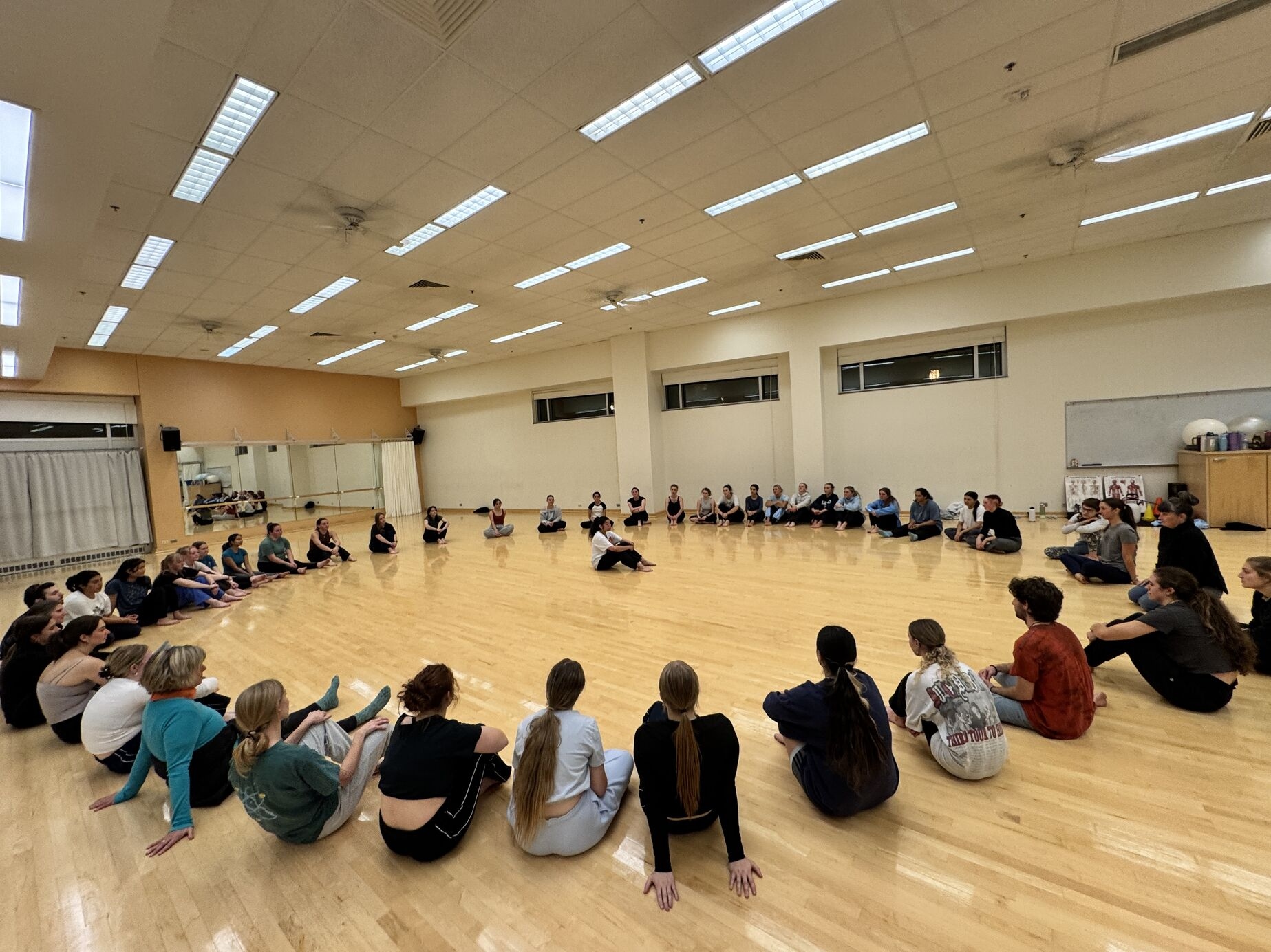 dancers in a circle