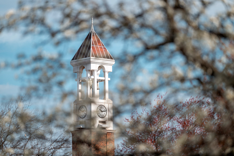 Bell tower at Purdue 