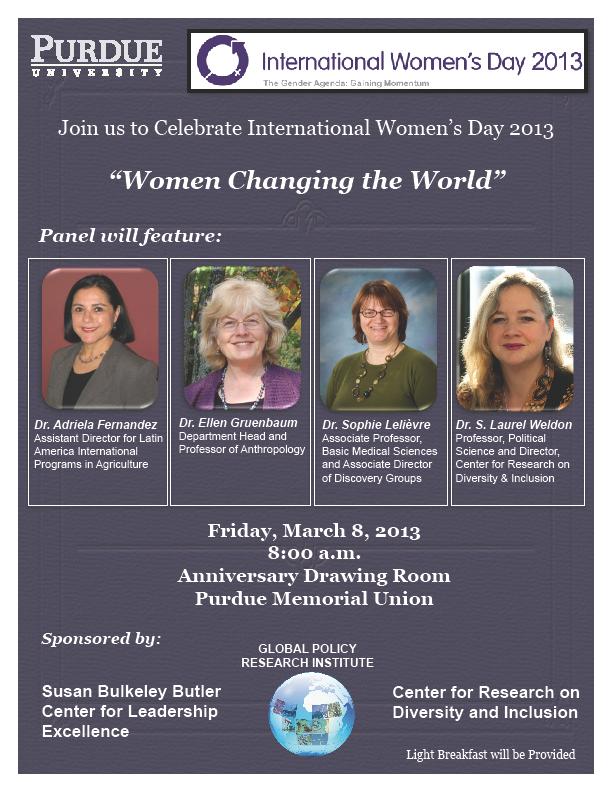 Women's Day Speakers Publicity Poster