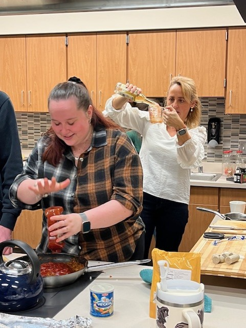 German Foods and Cultures class in Lab Session