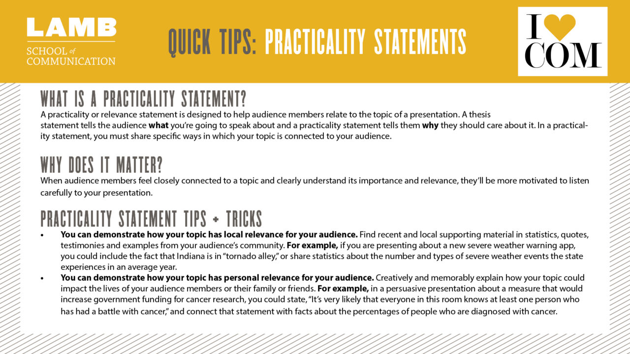 Presentation Preparation Tips | The Brian Lamb School of Communication