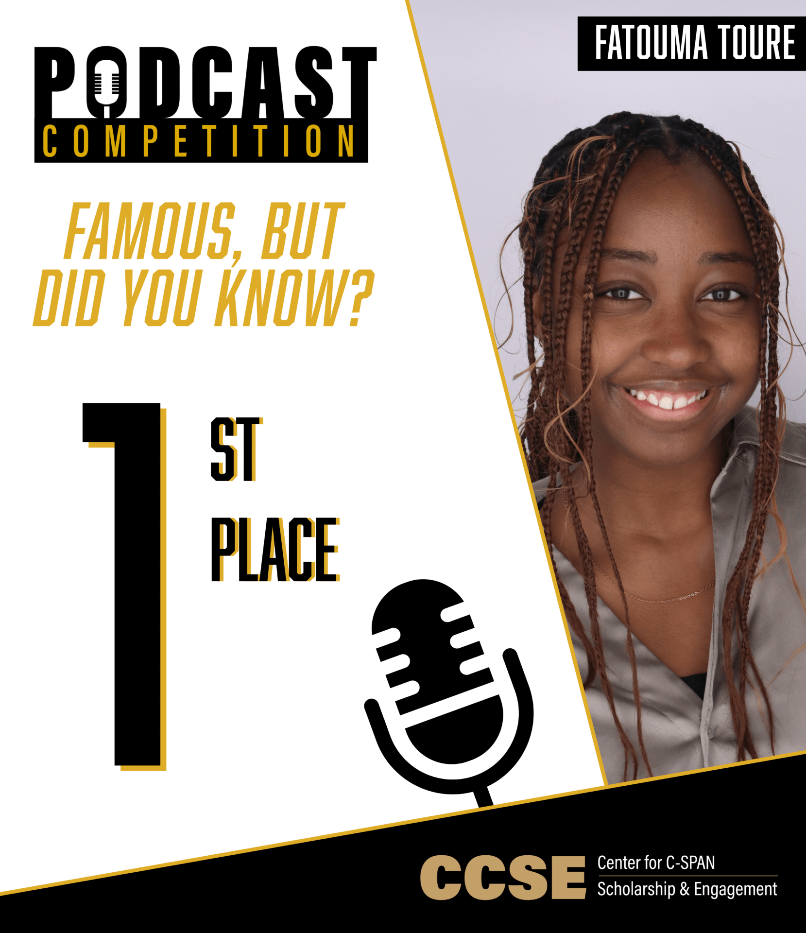 1st place- famous, but did you know?