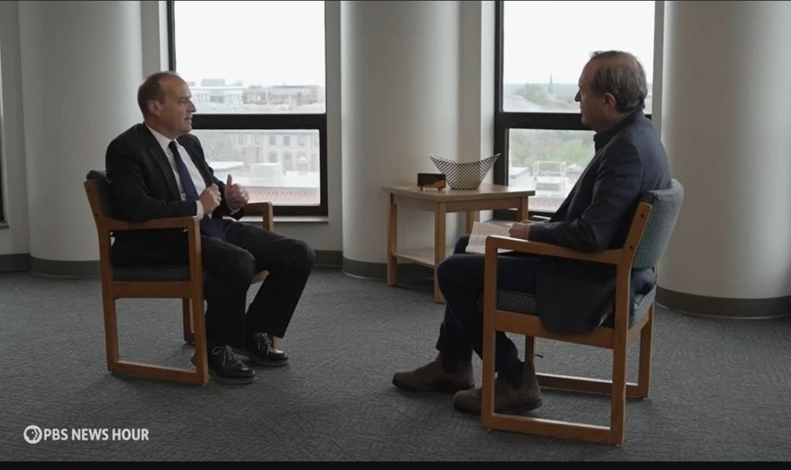 Dean David Reingold is interviewed by PBS News Hour.