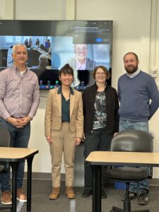 Vanessa Sheu with her committee members following the dissertation defense.