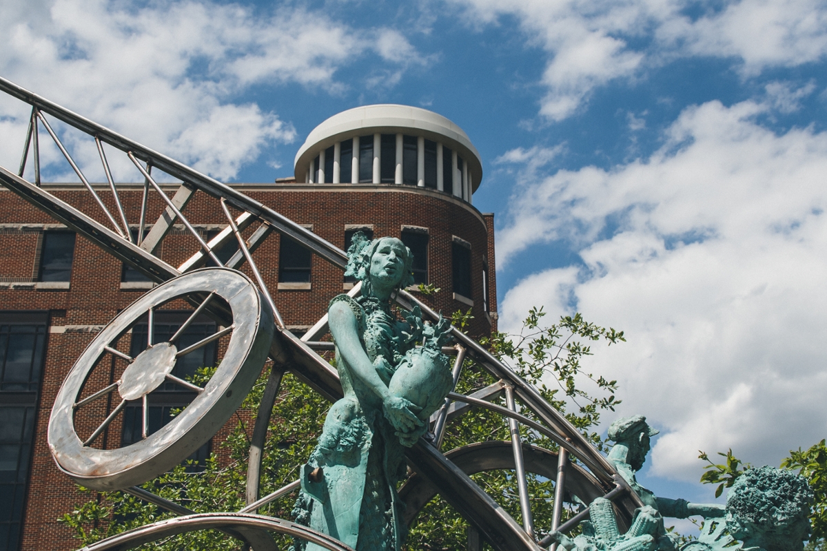 Exterior shot of Beering Hall.