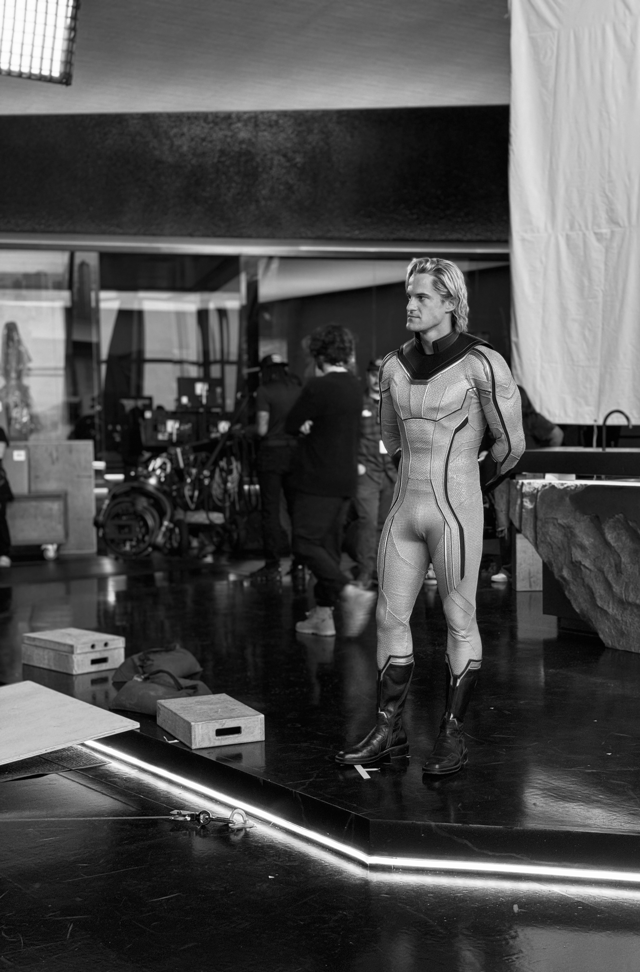 Alec Back on the set of "Thunderbolts"
