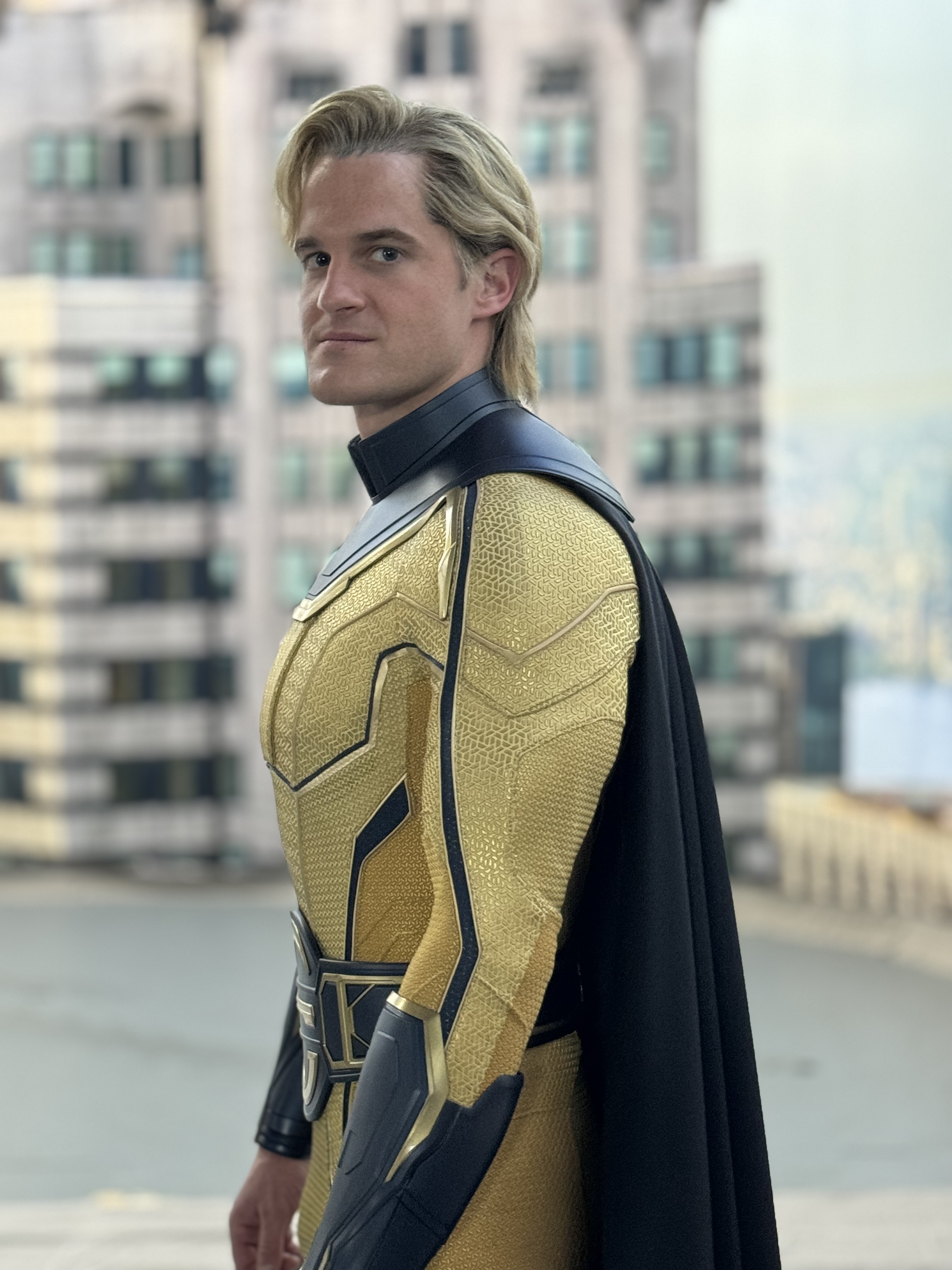 Alec Back on a "Marvel Studios" set