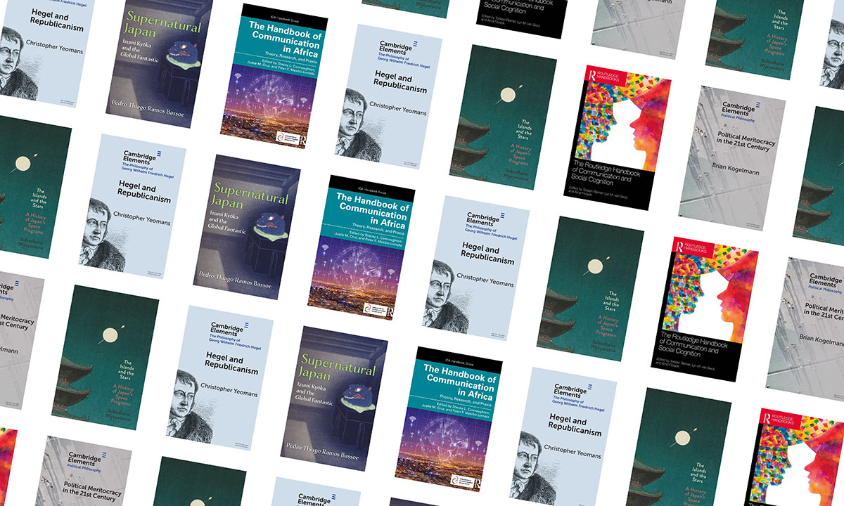 Collage of all the book covers for April 2026 In Print