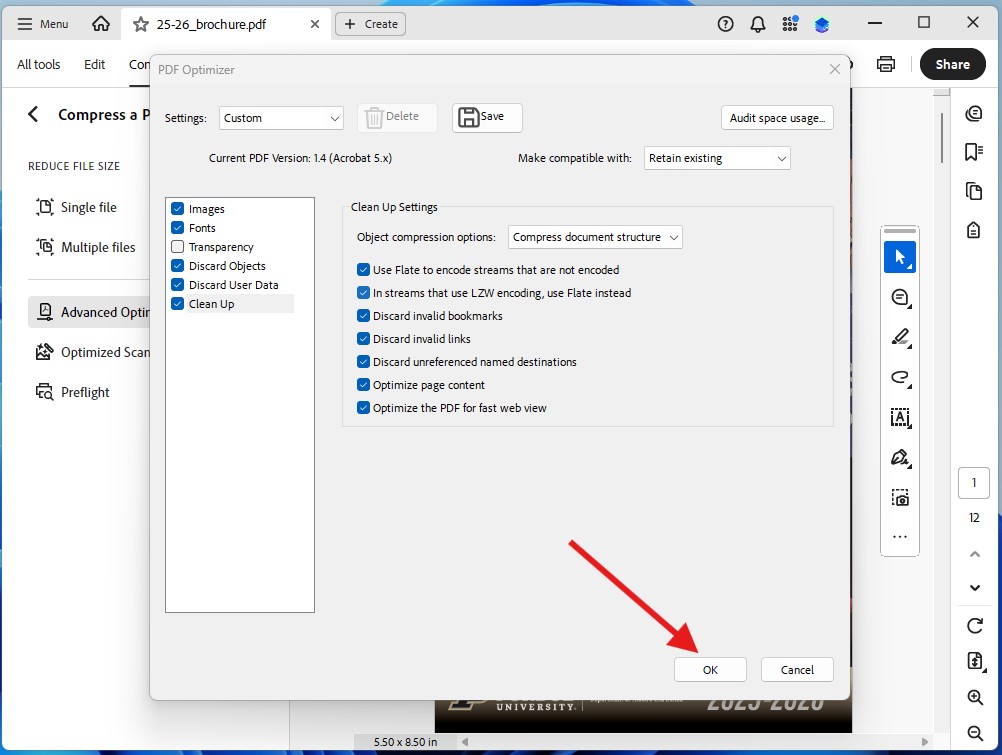 Step 9 of the file reduction process. Full text is on the webpage.